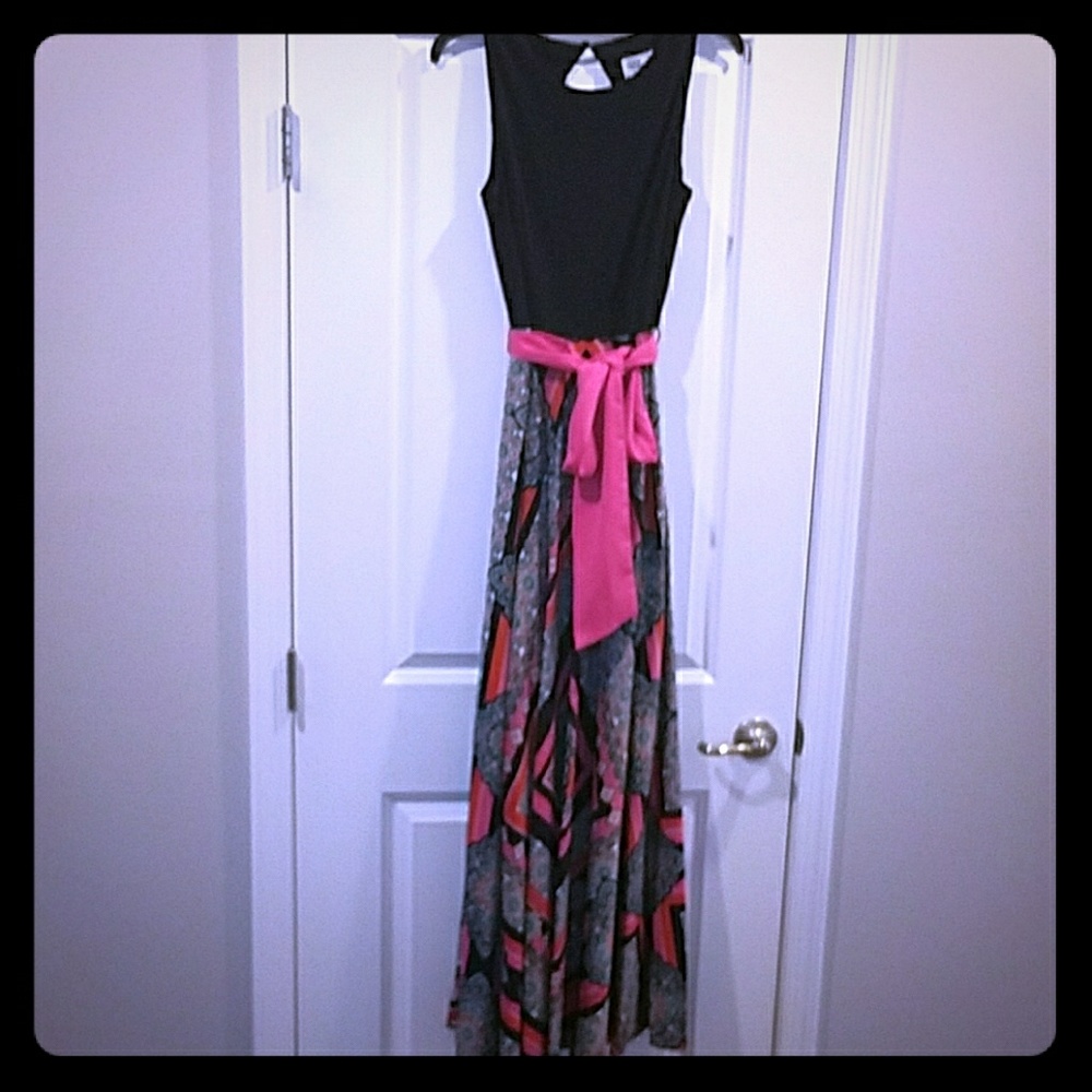 Paisley maxi dress